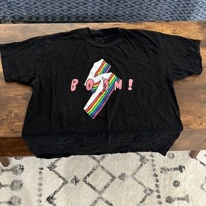 XL black, baggy t-shirt